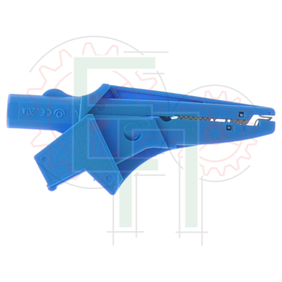 A 1310 --- Зажим крокодил, синій